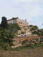 Agrigento, panoramica tempio di Giunone Lacinia.