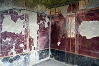 Villa Arianna, sala con decori.