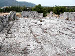 Nemea, pavimento del tempio.