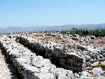 Tirinto, rovine delle abitazioni.