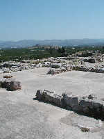 Tirinto, resti del palazzo.
