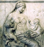 Gea rilievo romano I sec. a.C.