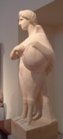 Statua funebre di Sirena - 330-320 a.C.