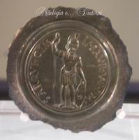 Bottone di patera dedecata a Marte I/II sec. d.C.